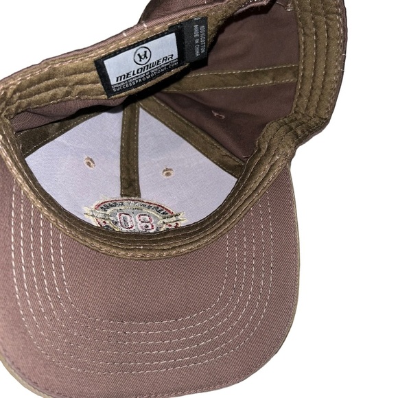 Hershey Bears Hockey Club Est. 1938 80 tan hat cap Capital blue adjustable - Picture 3 of 3